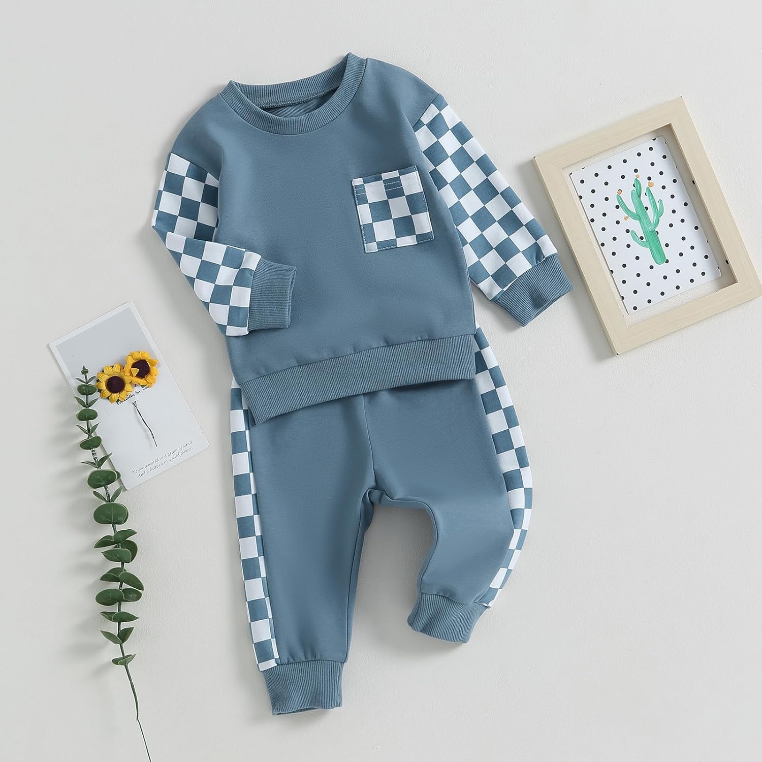 Baby Jogger Set Winter - Contrast Sweatshirt en Broek voor Comfort in de Koude