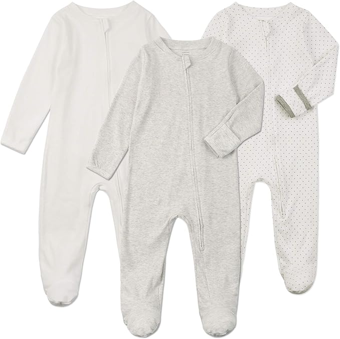 Baby Pyjama met Voeten en Wanten - Set van 3 voor Extra Warmte