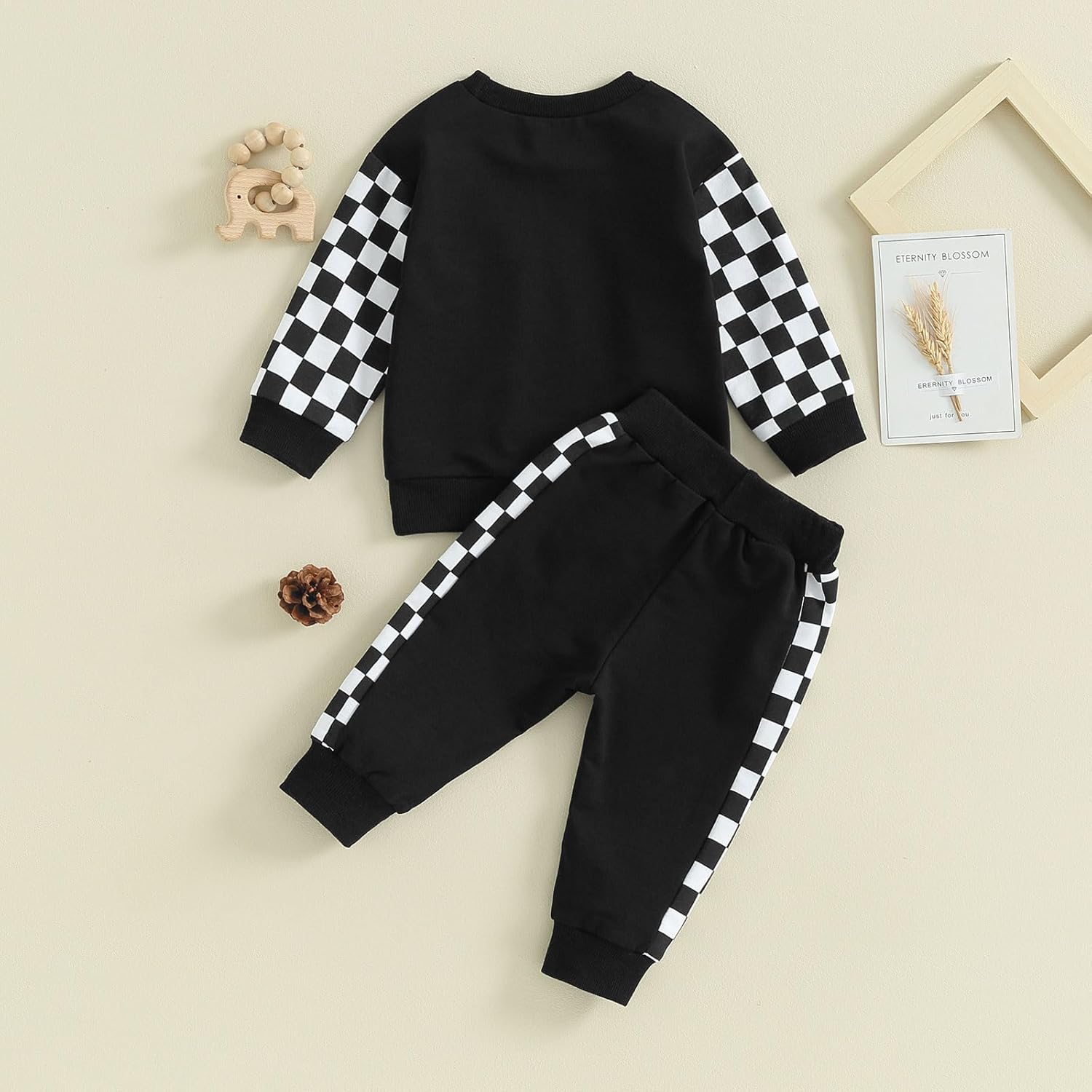 Baby Jogger Set Winter - Contrast Sweatshirt en Broek voor Comfort in de Koude