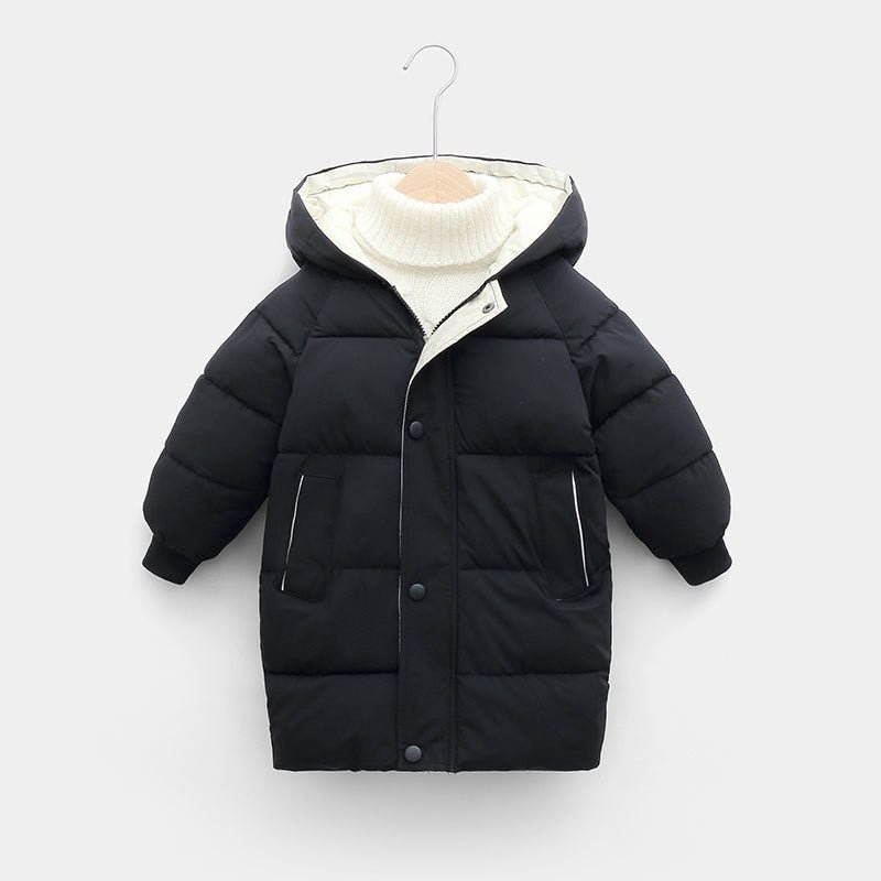 Kinderen Parka - Trendy Winterjas met Capuchon en Zijzakken